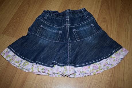 Riflová sukienka., next,98