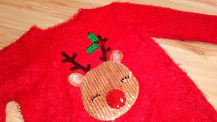 Dievčensky vianočný sveter - veľ.146, primark,146