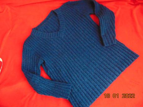 Modry pulovrik, s