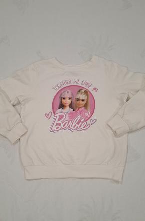 Mikina barbie a tričko dlhý rukáv 134, 134