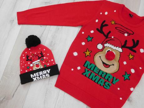 Vianočný pulovrík čiapka-m, m