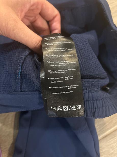 Super softshellové nohavice, 122