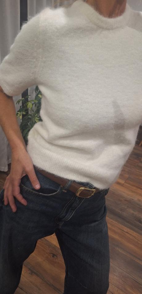 Chlpaty sveter s kratkym rukavom h&m, h&m,s