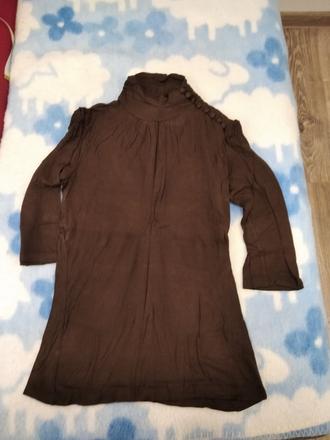 Hnedý rolák s 3/4 rukavom, h&m,s