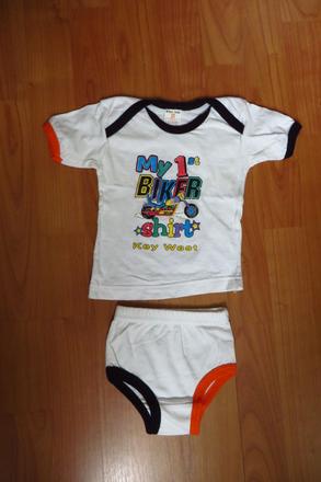 Kompletík na leto - tričko + slipky - veľ. 74, 74