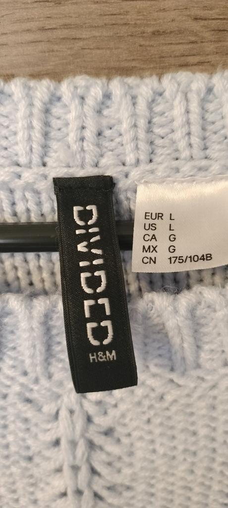 Top pleteninový, h&m,l