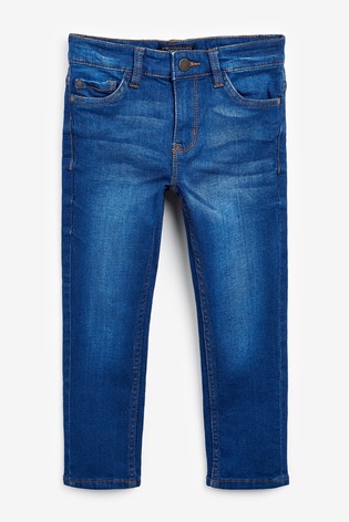 Uzke rifle skinny elasticke modre, next,176