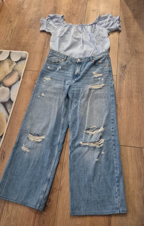 Dámske široké rifle, house,42