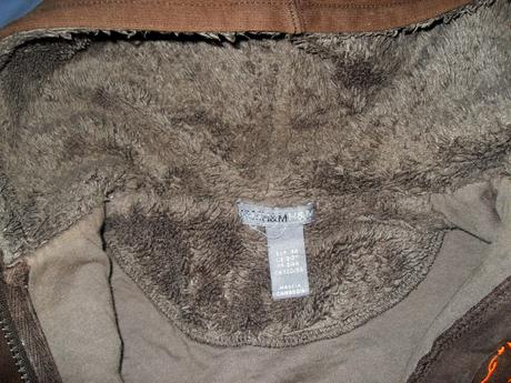 Teplučká mikinka s kapuckou, h&m,98