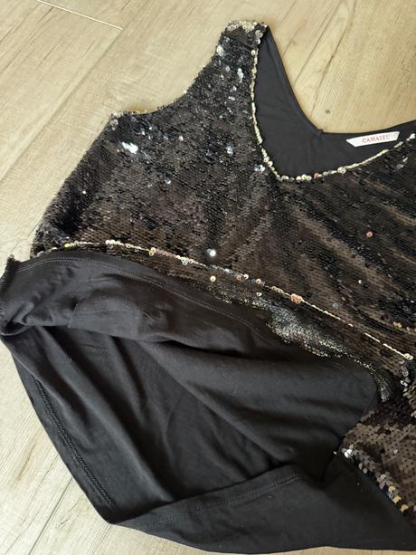 Elegantne tielko s trblietkami, s