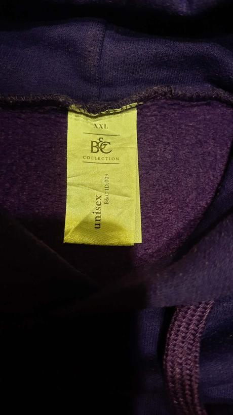 Predám fialovú mikinu veľ.xxl - unisex, xxl
