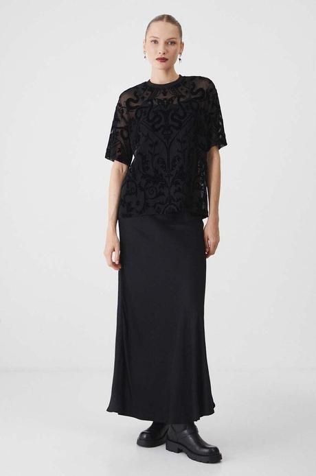 Vzorovaný top s tričkom - s, s