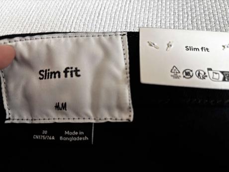 Kvalitné krátke pánske jeansové šortky, slim fit, h&m,30