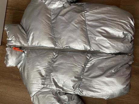 Strieborná tepla bunda, zara,128