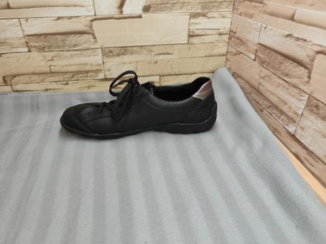 Rieker - remonte 39 - dámske kožené čierne topánky, rieker,39