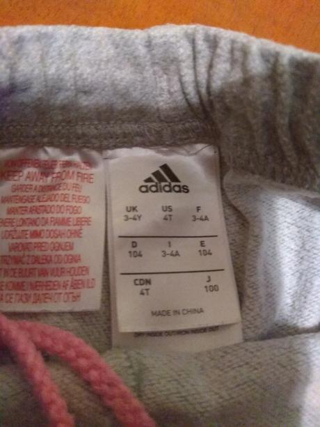 Dievčenské tepláky adidas, adidas,104