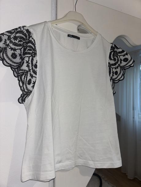 Top s výšivkou zara m, zara,m