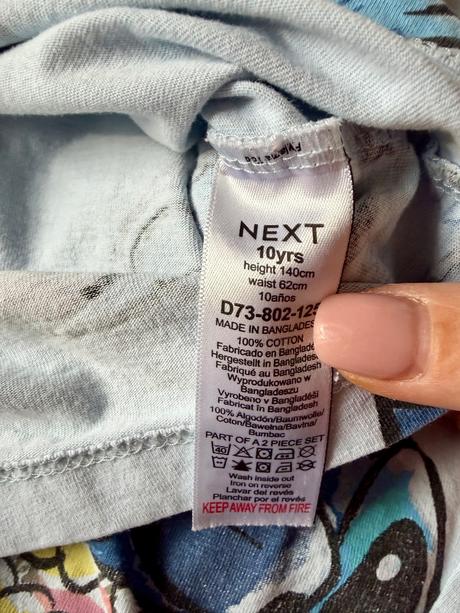 Pyzamka stitch next, disney,140