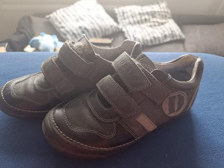 D.d. step kožené topánky na suchý zips, 34, vd 21, d.d.step,34