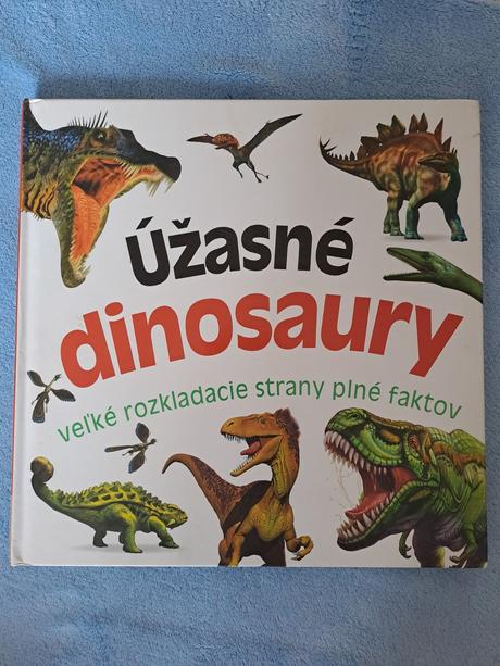 Knihy o dinosaurov, rôzne druhy,
