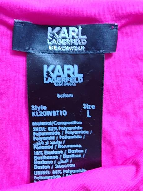 Karl lagerfeld originál krásne bikiny, l
