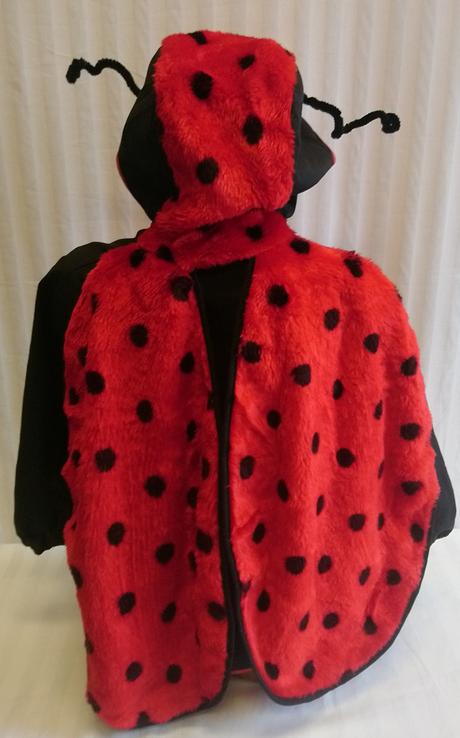 Kostým lienka s krídlami, konfetti, 2-4 r, 92-104, 