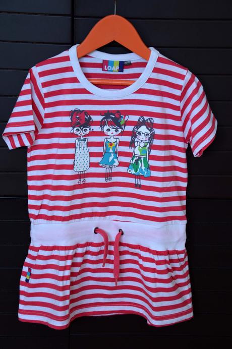 Šaty, 1x oblečené, loap,122