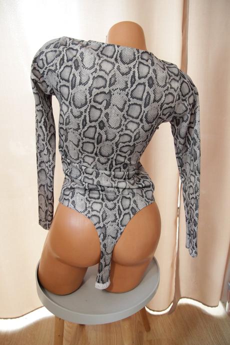 Vzorovaný body top, s/m, s