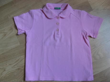 Ružové tričko od benettonu, benetton,104