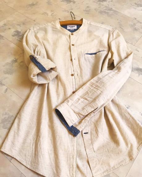 Ľanová košeľa č.42, pull&bear,42