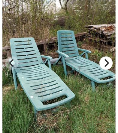 Záhradné ležadlá 2ks, 