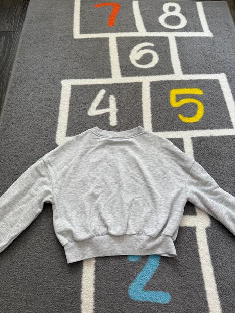 Crop mikina, h&m,134