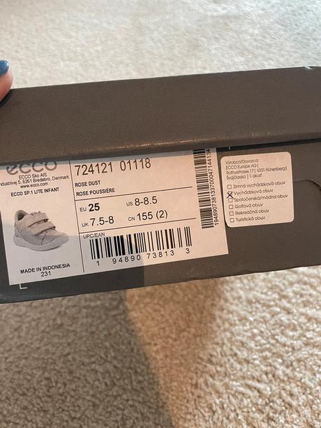 Detske topanky ecco (sp. 1 lite infant), ecco,25