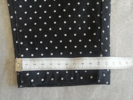 Sexi bodkované džínsy elastické v36,s,164, 164