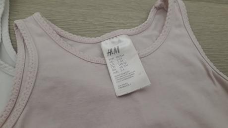 2x tricko bez rukavov, h&m,98