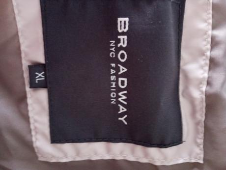 Krémová bunda xl, broadway,xl
