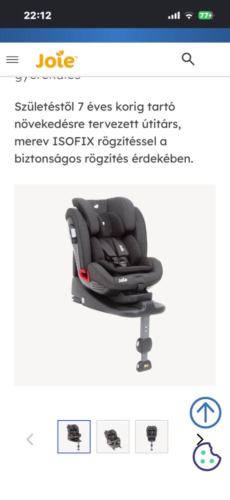 Autosedacka, joie