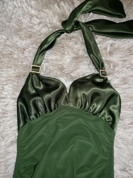 Šaty olivové kaki, m