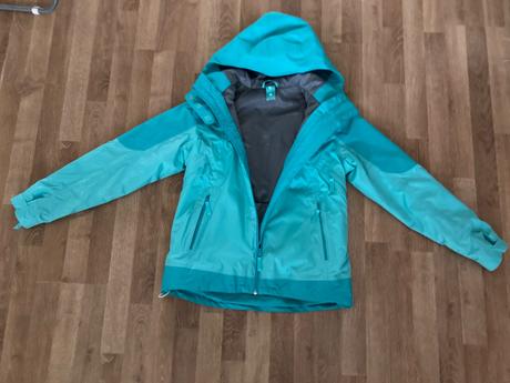 Vetrovka s odnímateľnou vnútornou vložkou160-166cm, quechua,164