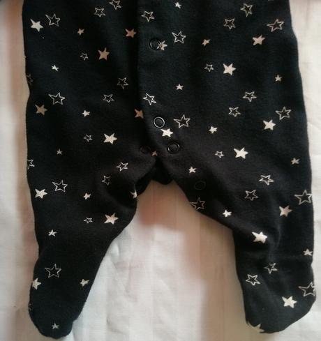 2 ks čierny overal so vzorom, george, 2,7 kg, 56, george,56