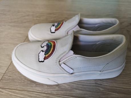 Svetlomodrá platené topanky vans veľ. 30, vans,30