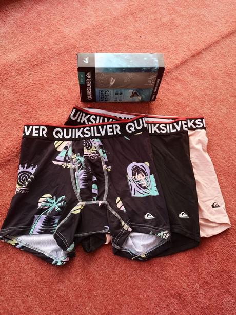 Quiksilver pánske  boxerky 3 ks veľkosť s, quiksilver,s