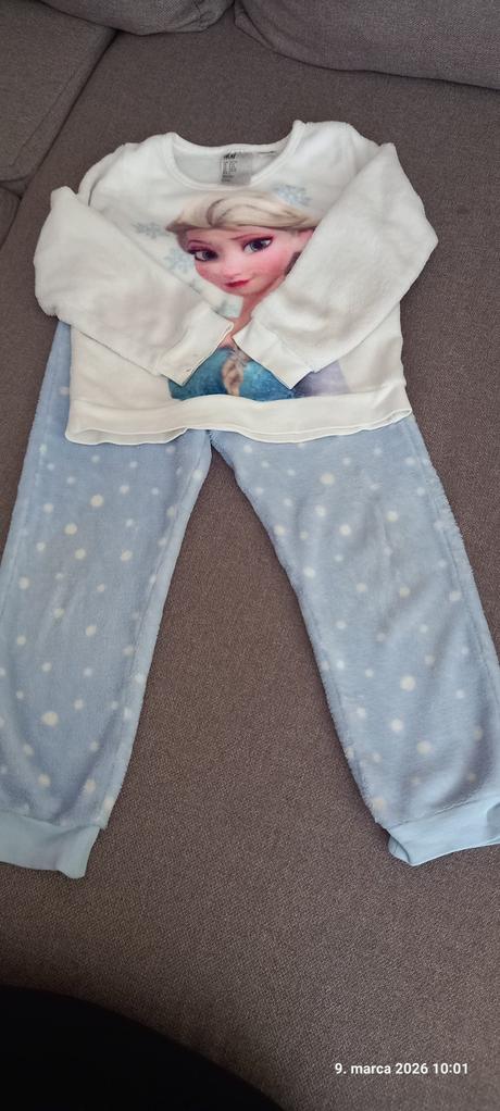 Teplé pyžamko, h&m,110