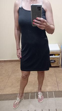 Čierne letné šaty, s