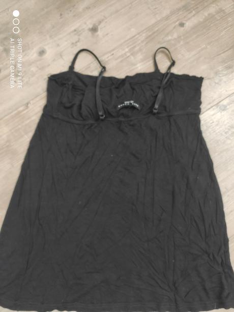 Cierny top s goralkami, gate,xs