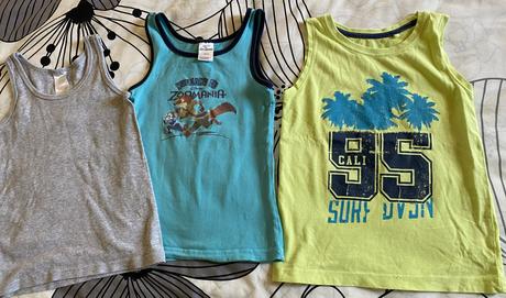 Bavlnené letné tričko s potlačou v. 110/116, 110