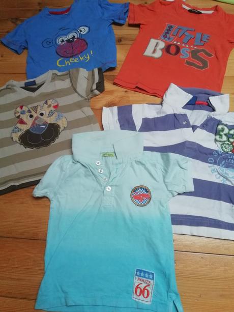 Tričká 5 ks, veľ 92/98, 86–98