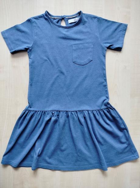 Jednoduché modré šatočky, marks & spencer,116