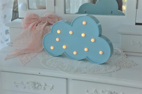 Modrý obláčik-svetielko,