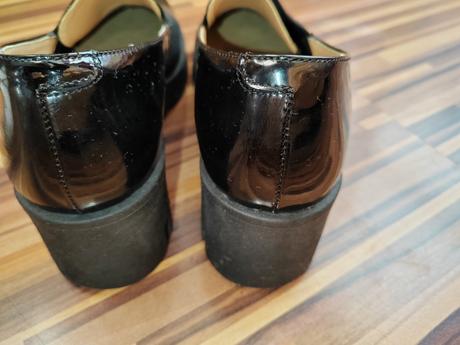 Topánočky kožené, na malej platforme, 37